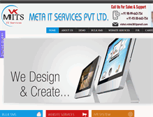 Tablet Screenshot of metaitservices.com